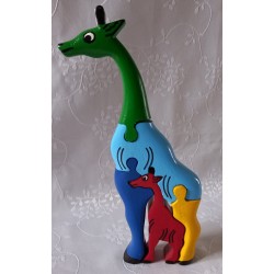 Puzzle 3D couleur Girafes n°2