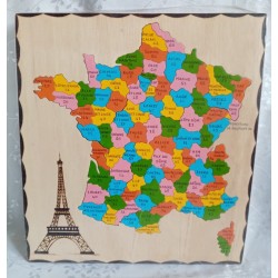 Puzzle carte de France